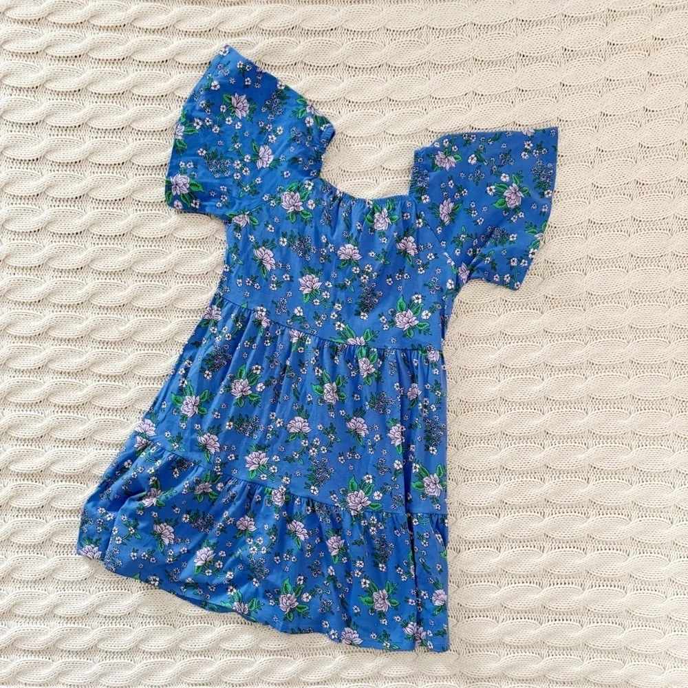 Crewcuts Blue Floral Kids Dress